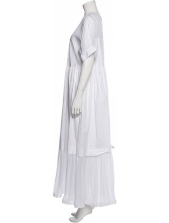 TWINSET Scoop Neck Long Dress