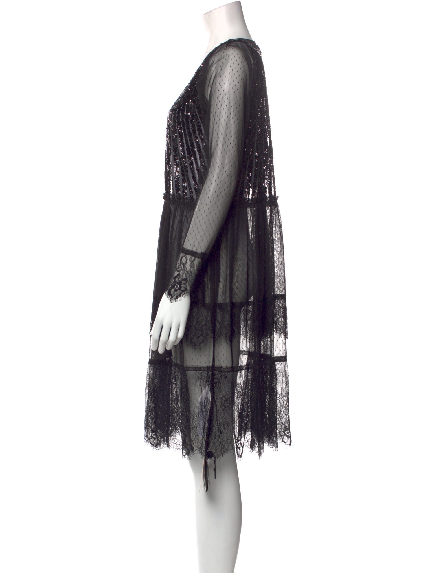 TWINSET Lace Pattern Knee-Length Dress