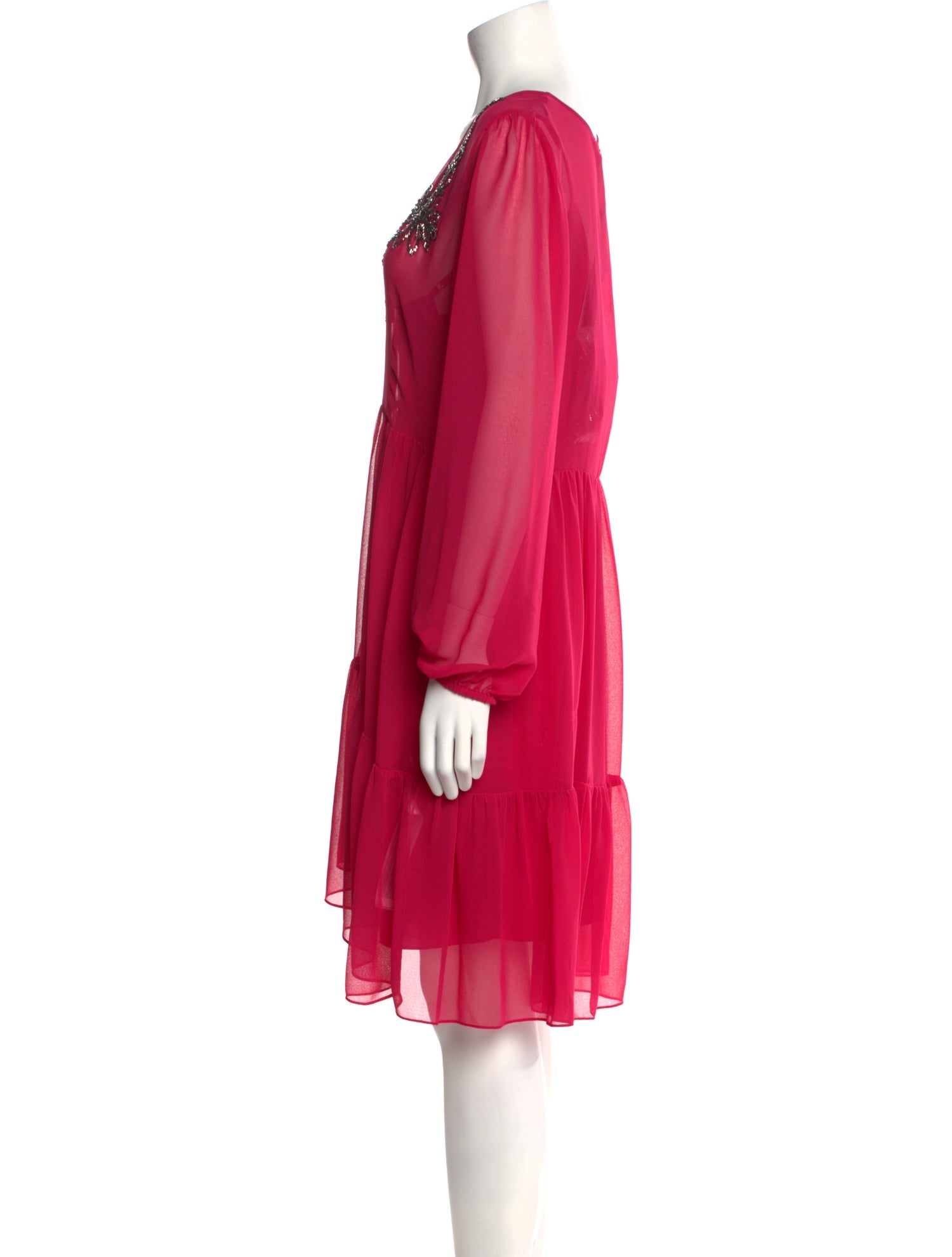 TWINSET V-Neck Knee-Length Dress