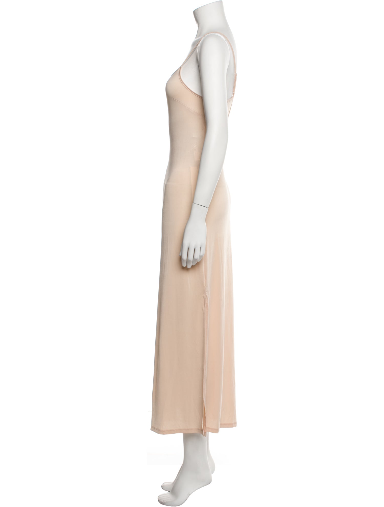 TWINSET Scoop Neck Long Dress