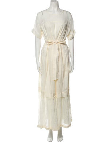 Twinset Dresses Scoop Neck Long Dress Us8, It44 | M