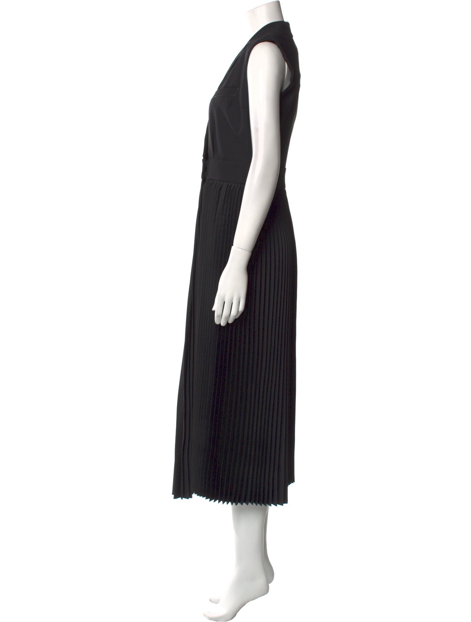 Brunello Cucinelli V-Neck Long Dress