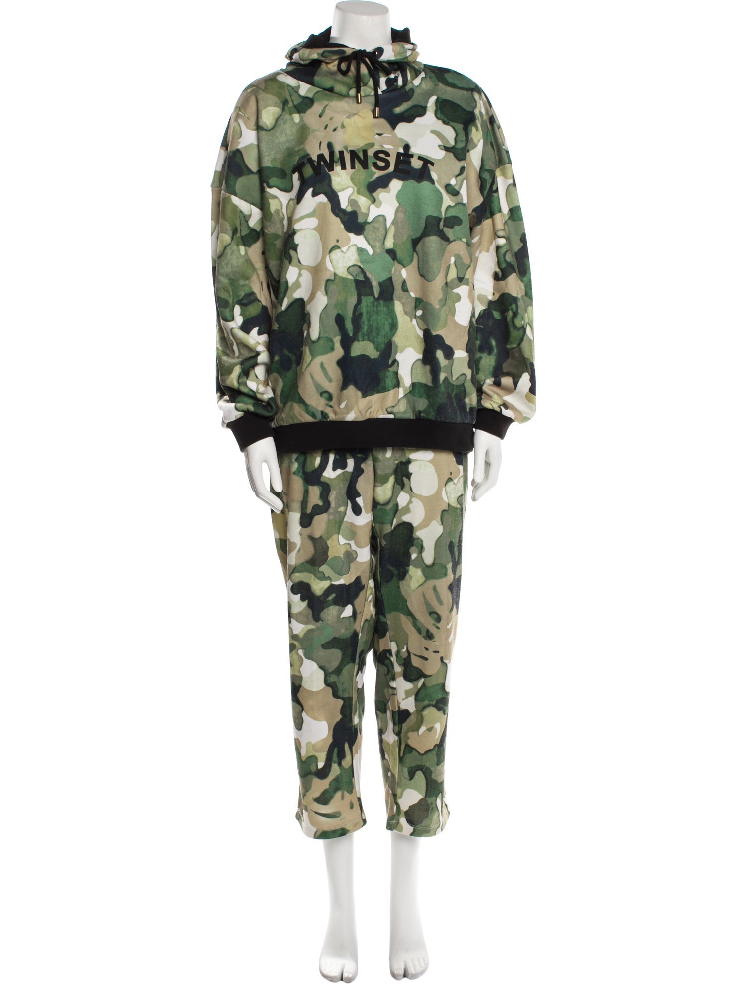 TWINSET Printed Pant Set