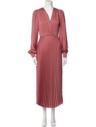 TWINSET V-Neck Long Dress