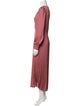TWINSET V-Neck Long Dress