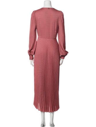 TWINSET V-Neck Long Dress