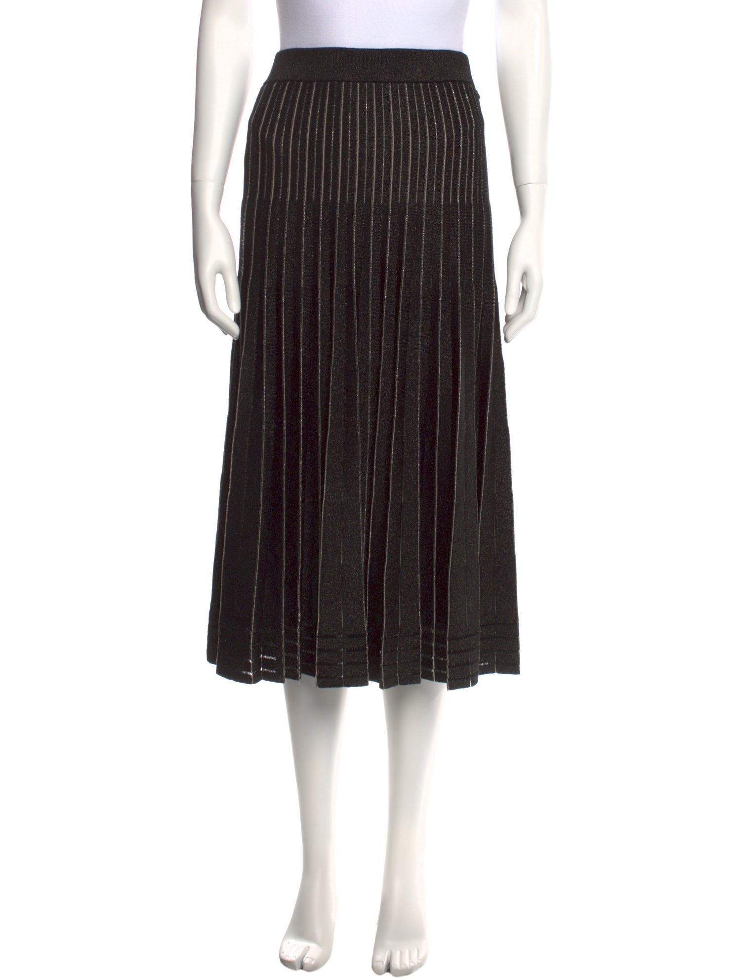 TWINSET Striped Midi Length Skirt