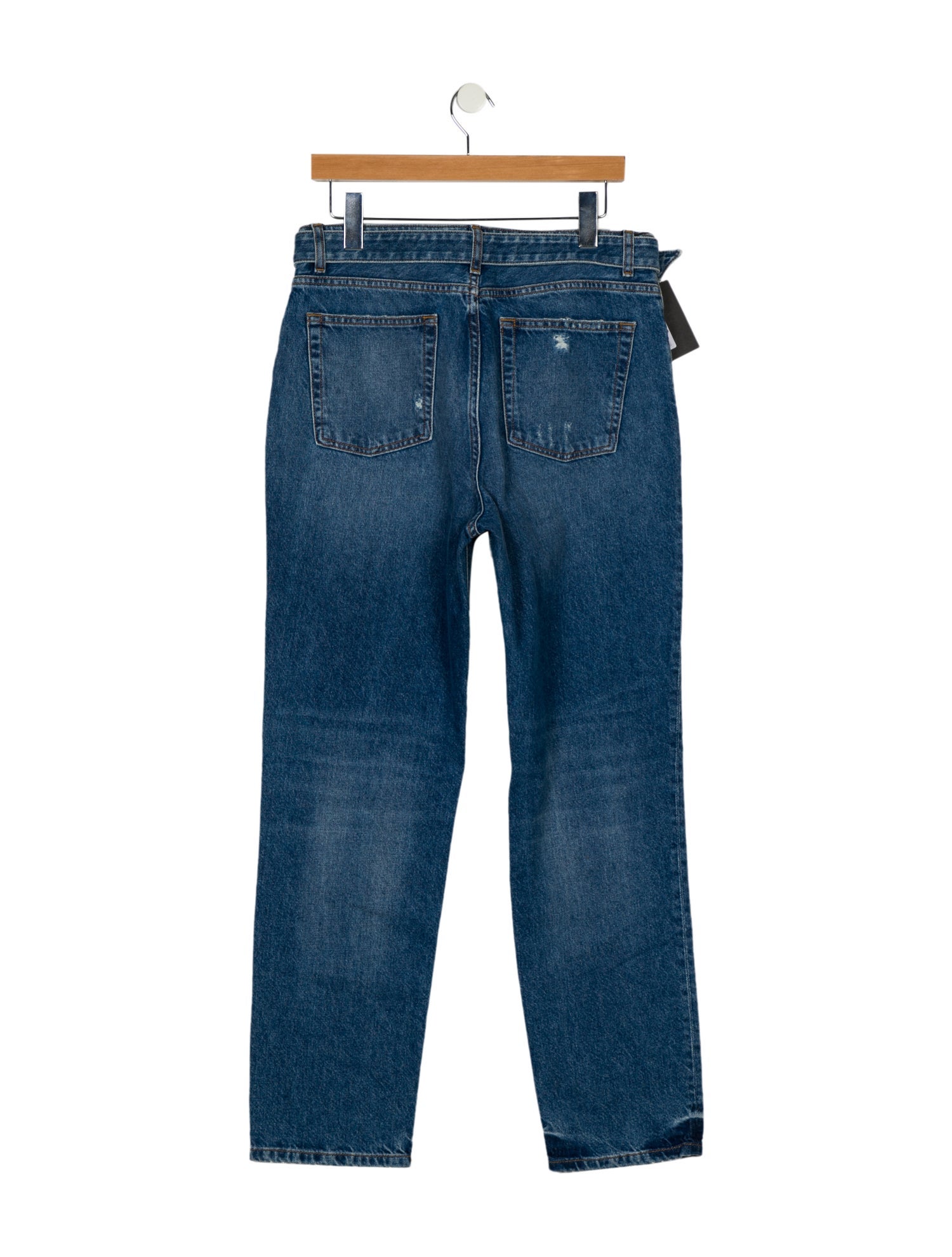 TWINSET High-Rise Straight Leg Jeans