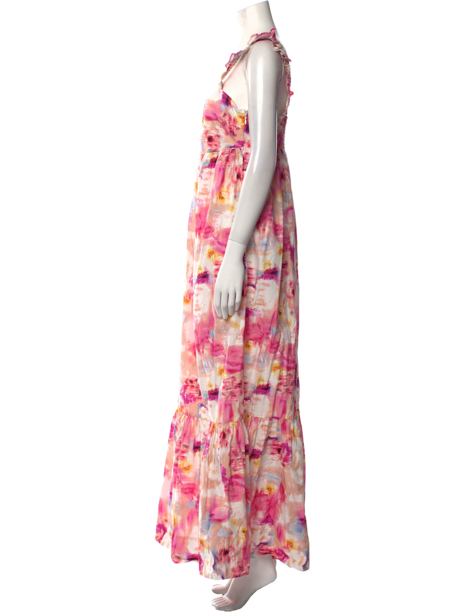 TWINSET Printed Long Dress