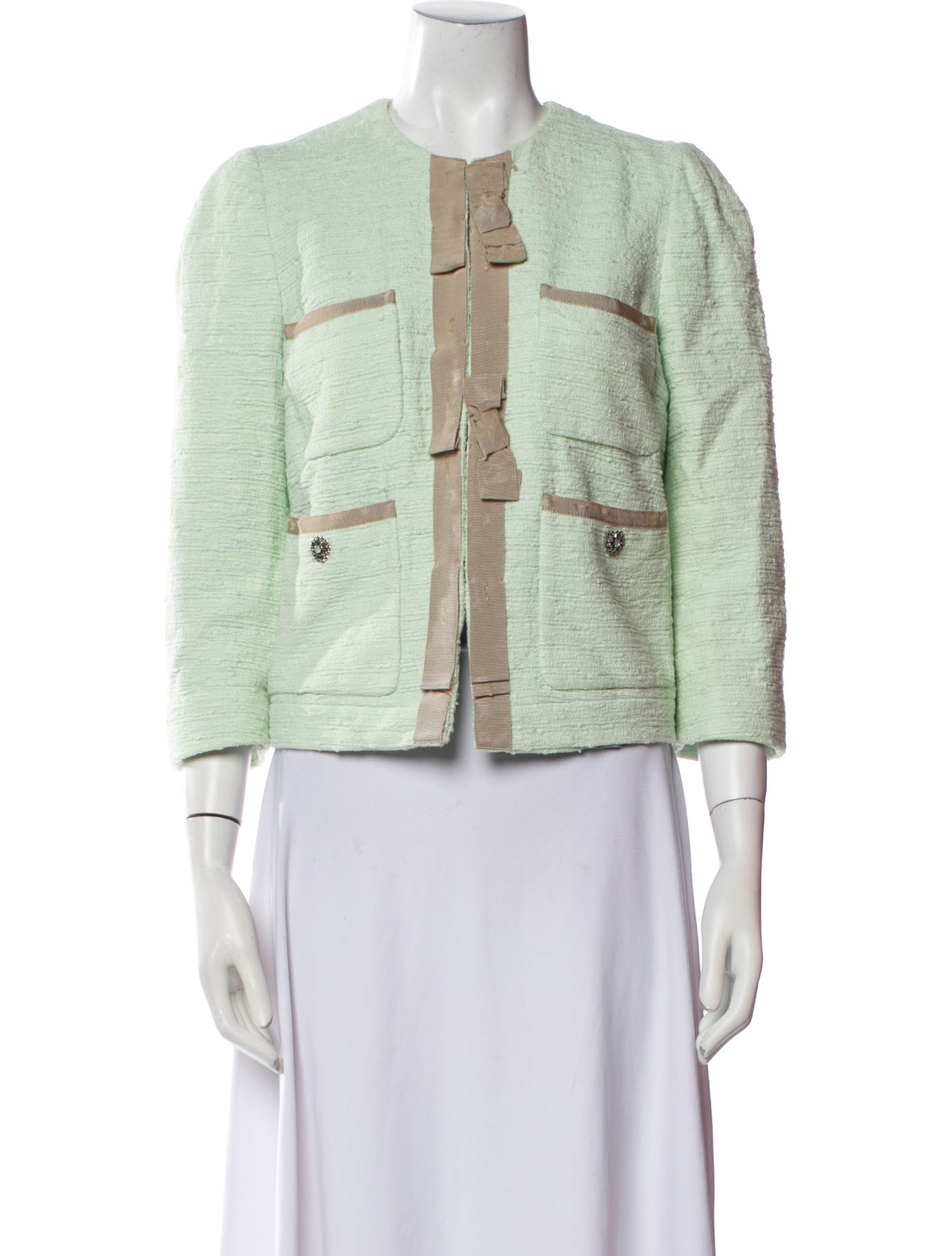 TWINSET Tweed Pattern Evening Jacket