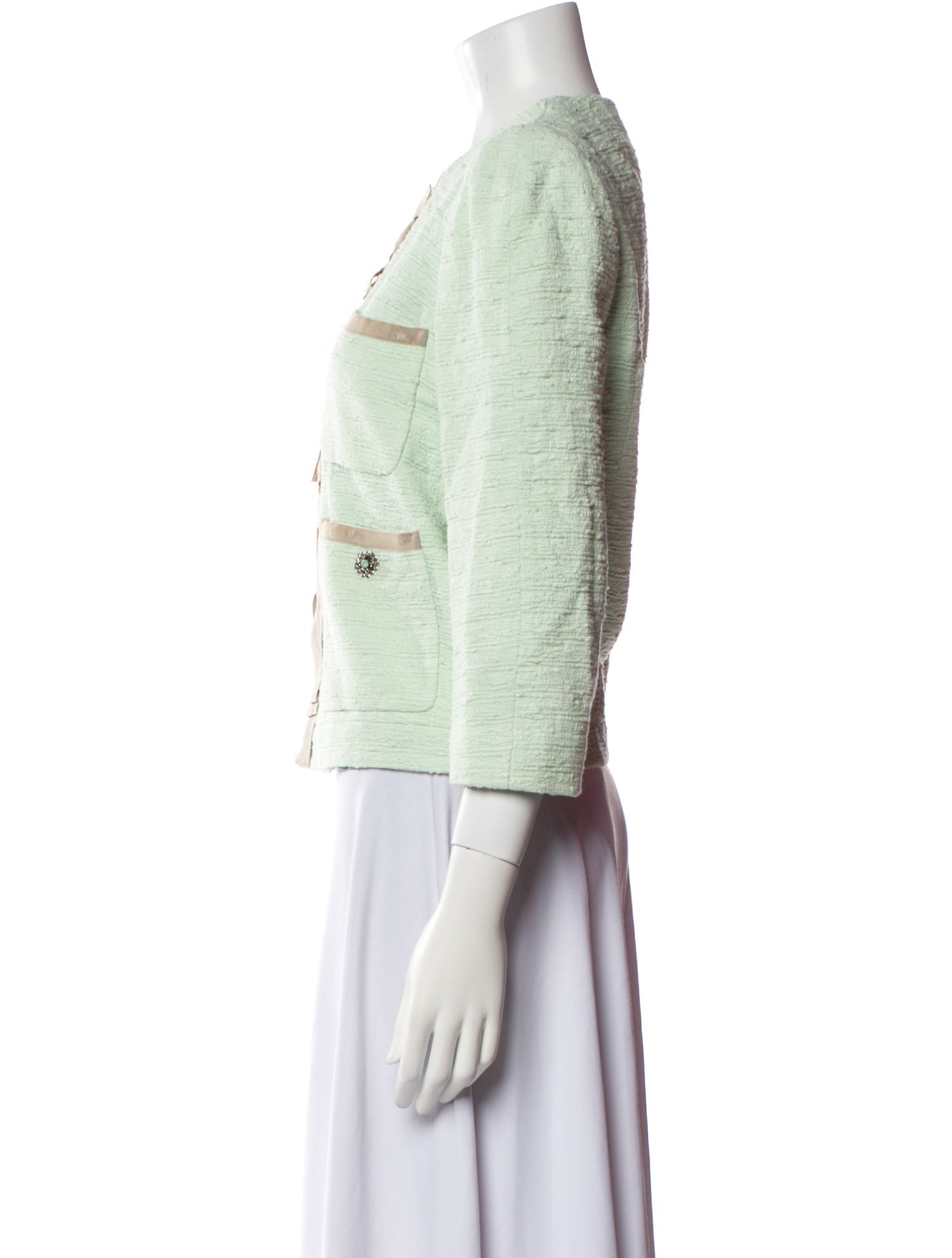 TWINSET Tweed Pattern Evening Jacket