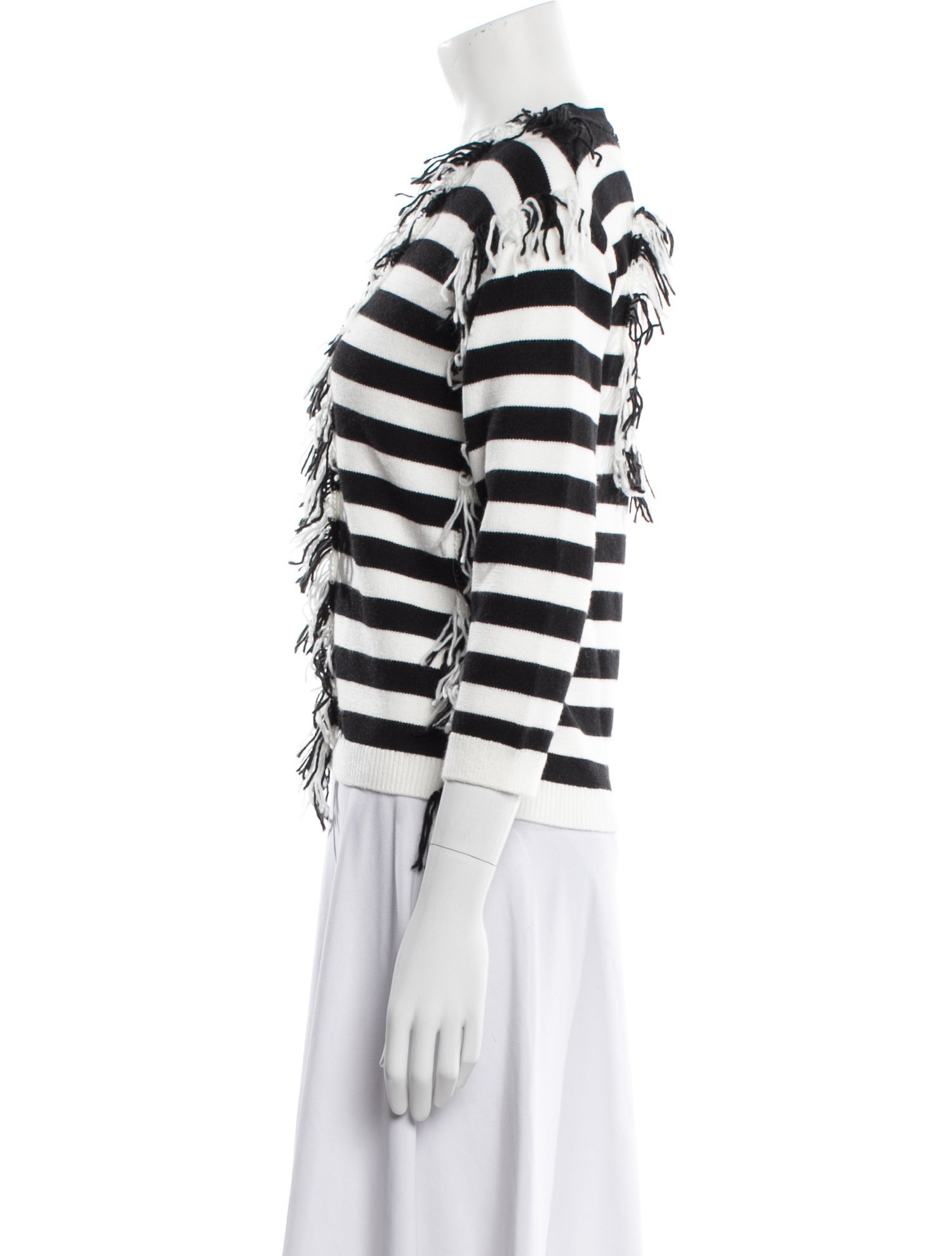 TWINSET Striped V-Neck Sweater w/ Tags