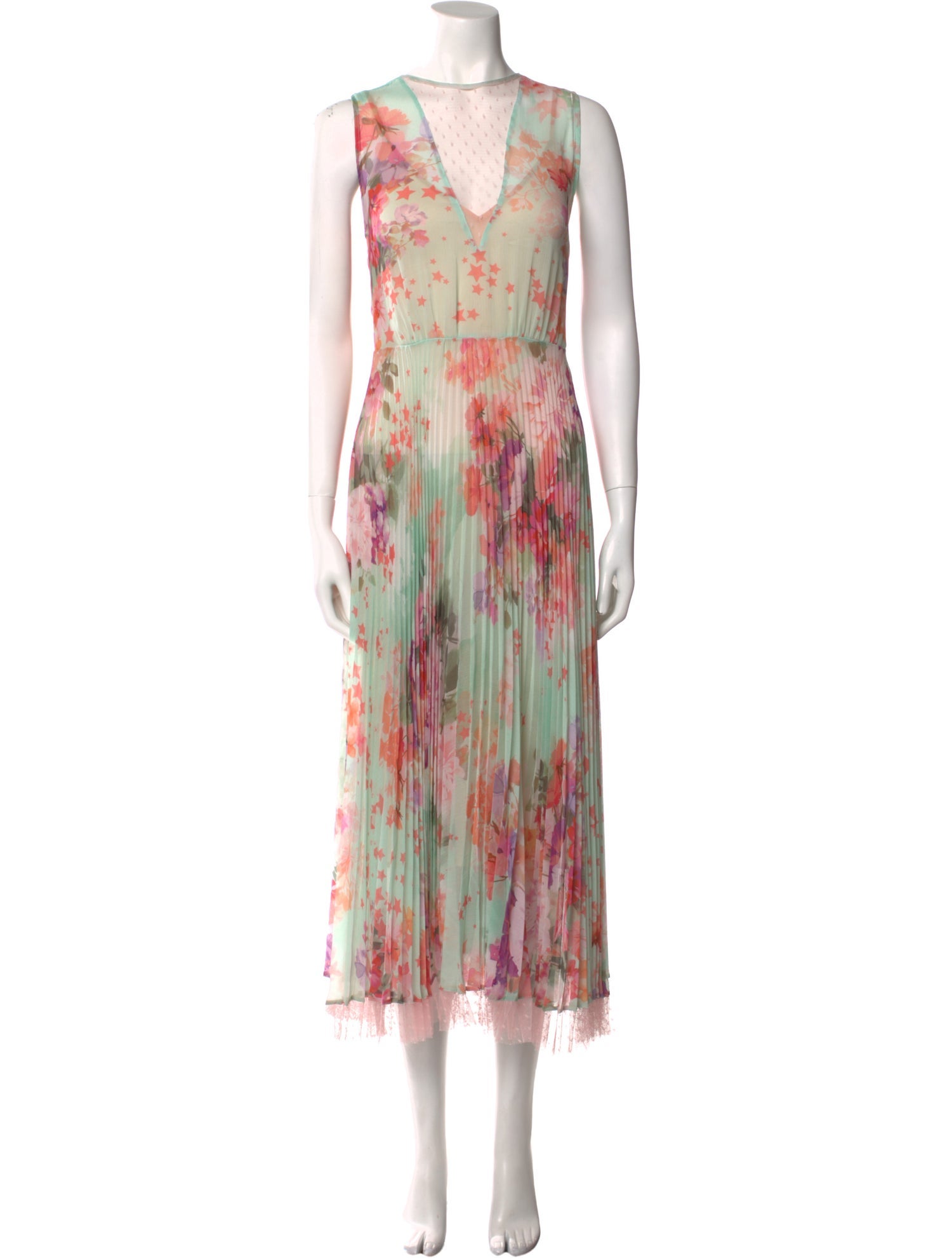 TWINSET Printed Long Dress