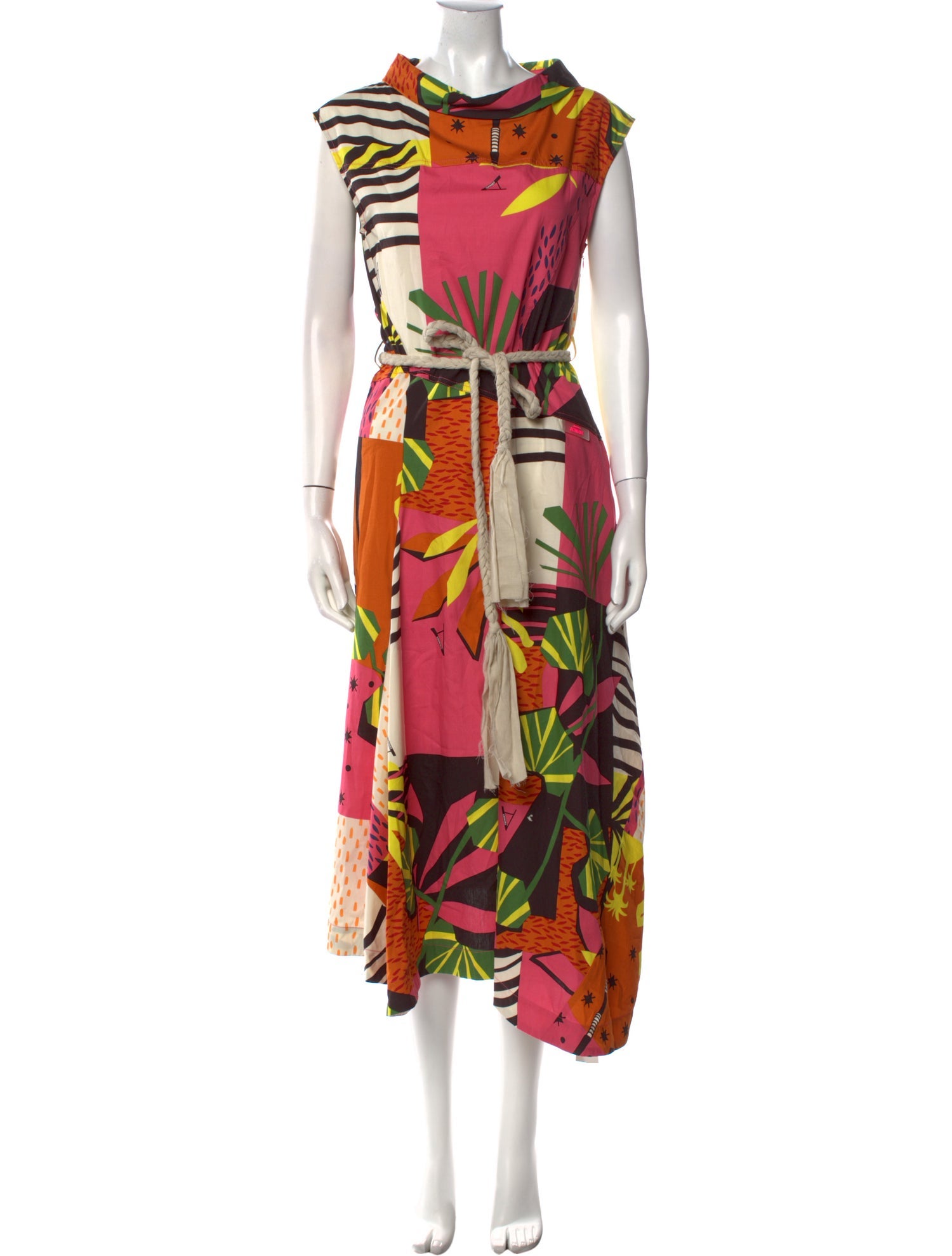 TWINSET Printed Long Dress