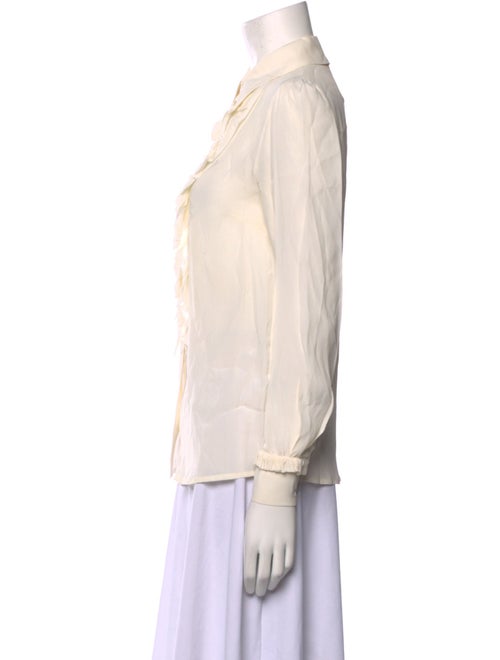 TWINSET Long Sleeve Button-Up Top