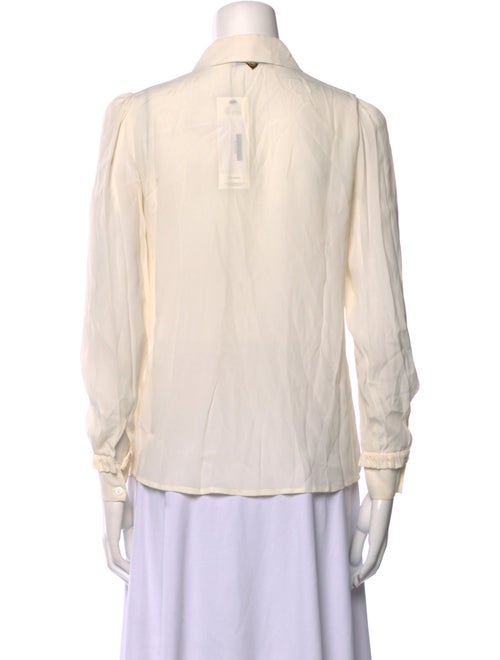 TWINSET Long Sleeve Button-Up Top