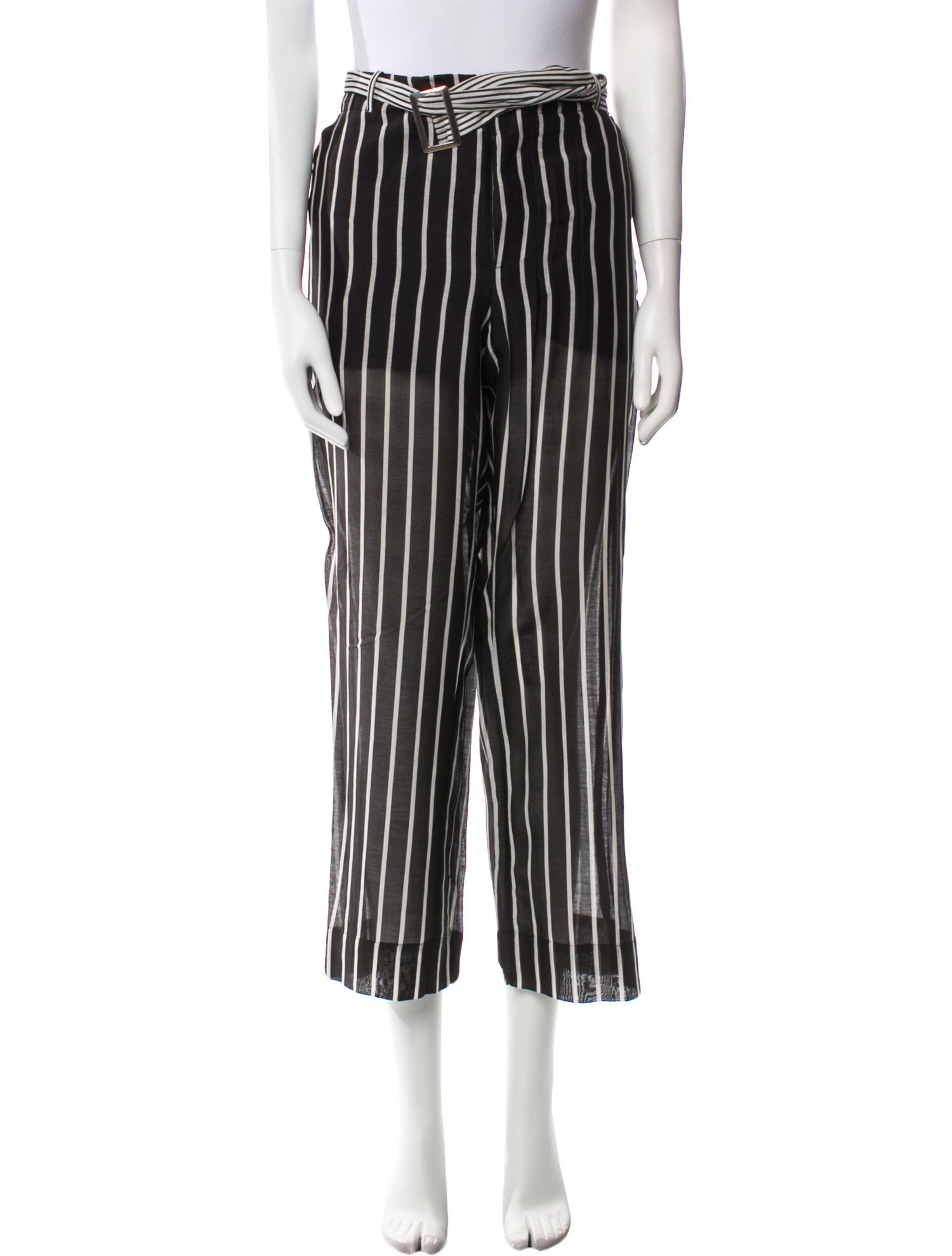 TWINSET Striped Straight Leg Pants