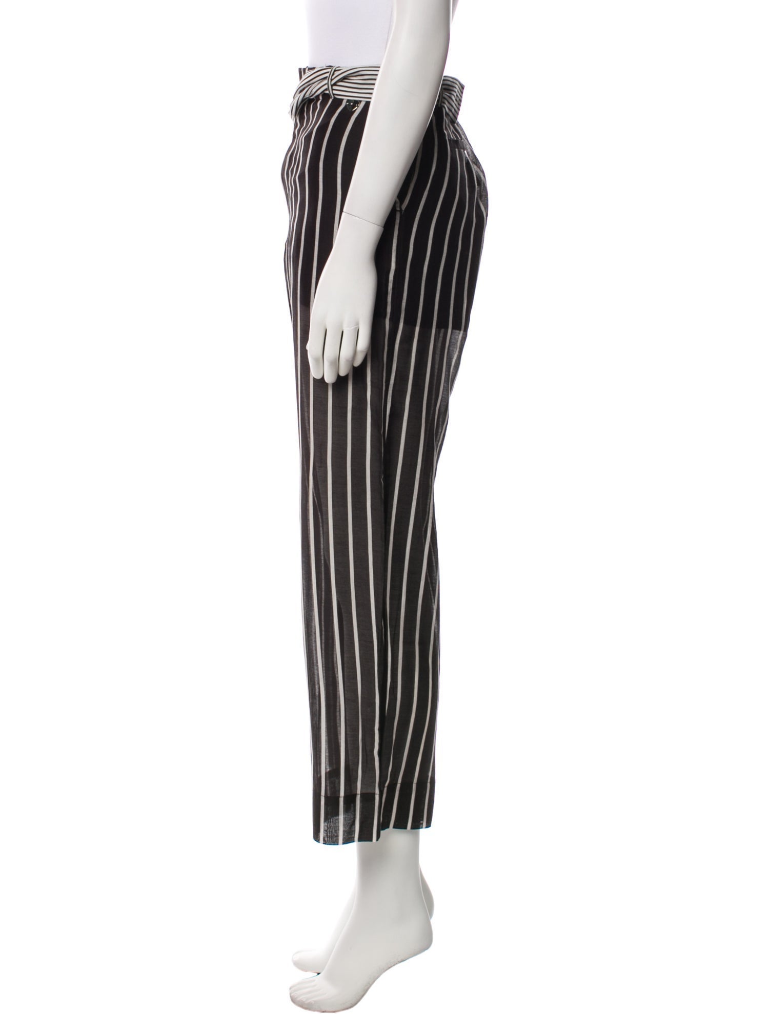 TWINSET Striped Straight Leg Pants