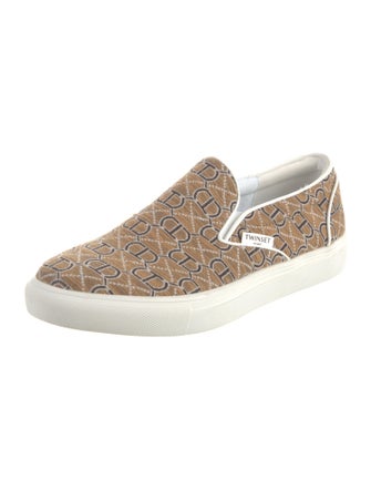 TWINSET Canvas Printed Sneakers