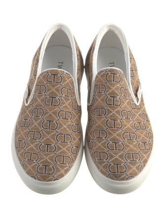 TWINSET Canvas Printed Sneakers