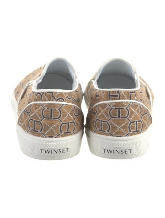 TWINSET Canvas Printed Sneakers