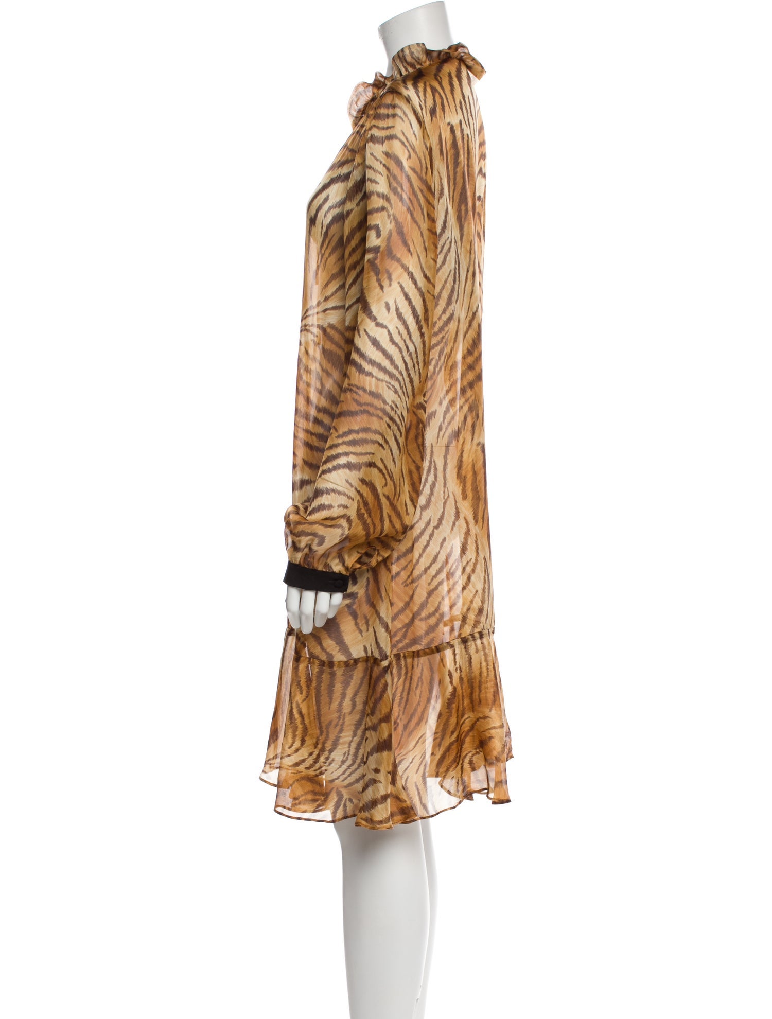 TWINSET Animal Print Knee-Length Dress