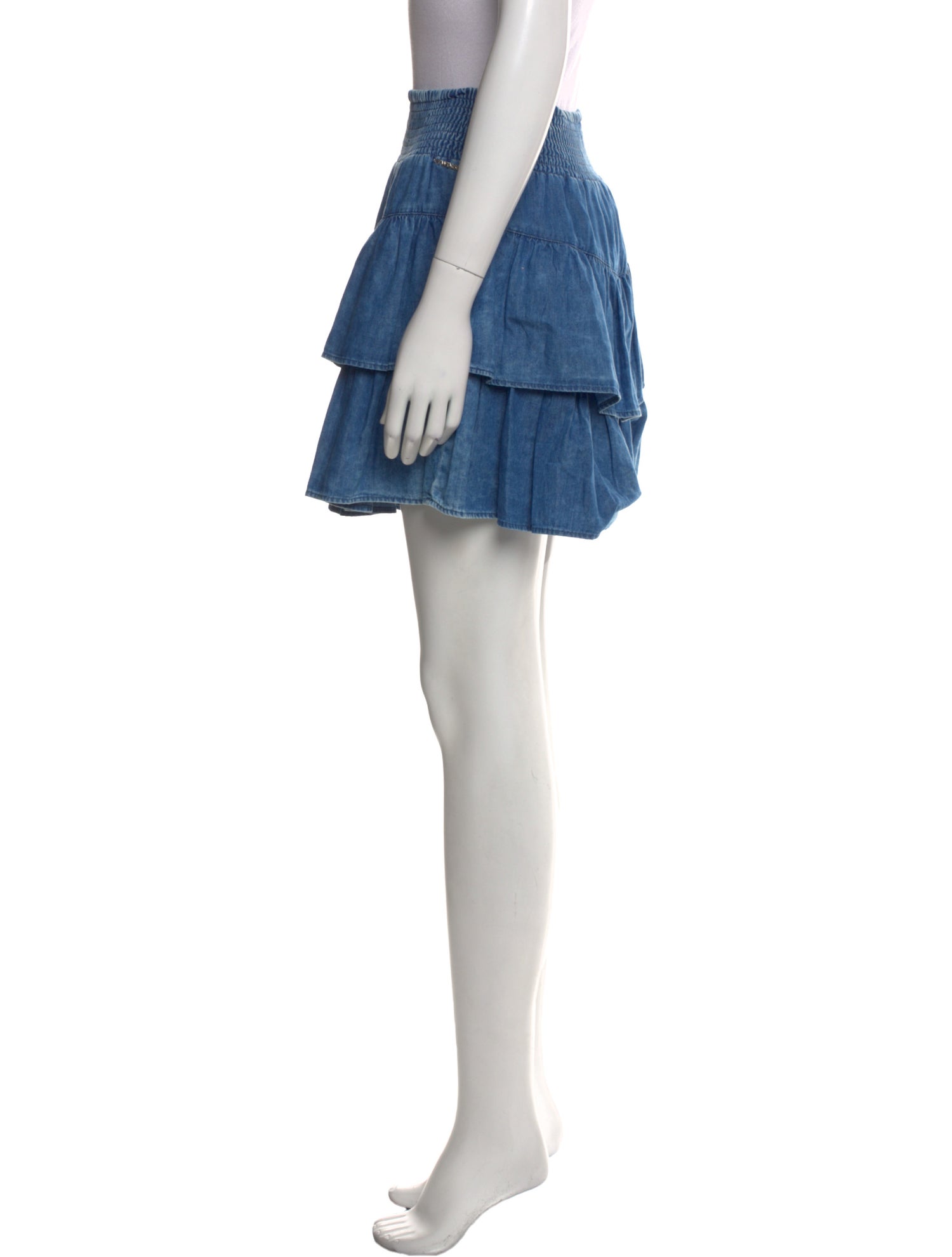 TWINSET Pleated Accents Mini Skirt