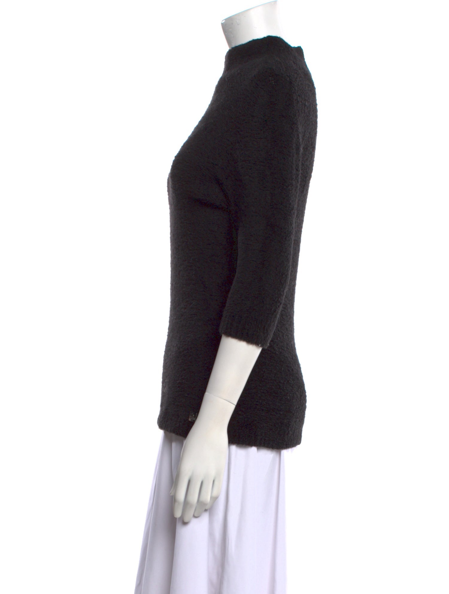 TWINSET Wool Mock Neck Sweater