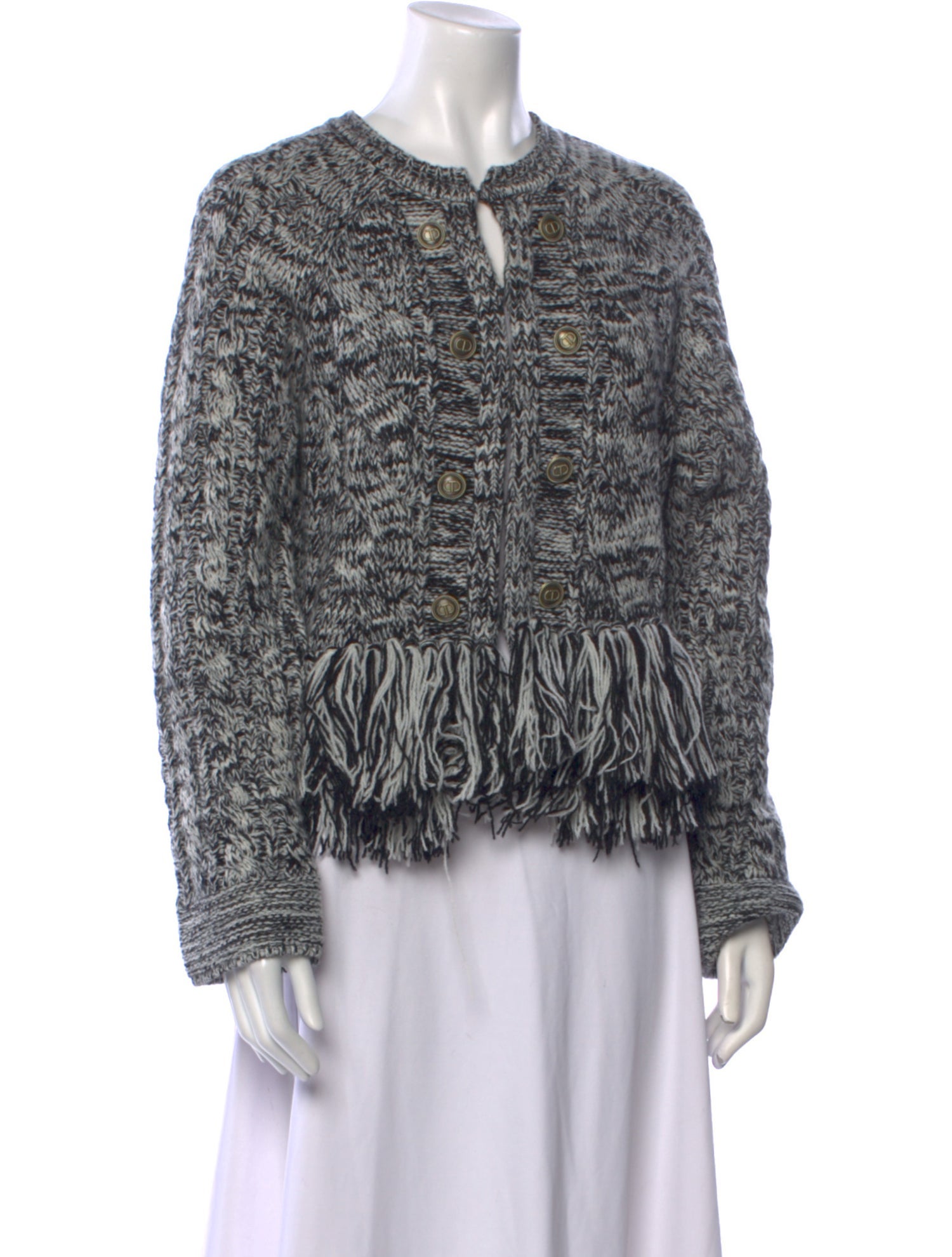 TWINSET Printed Crew Neck Sweater w/ Tags