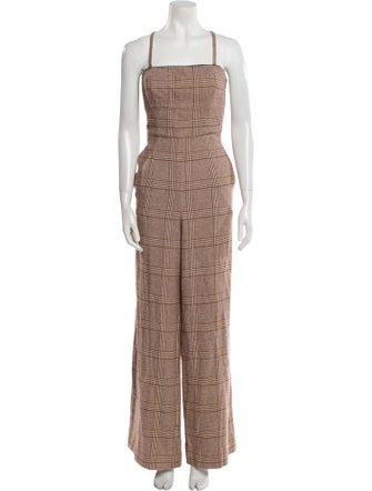 TWINSET Wool Printed Jumpsuit