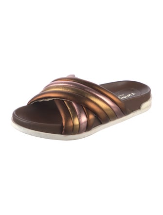 TWINSET Leather Slides