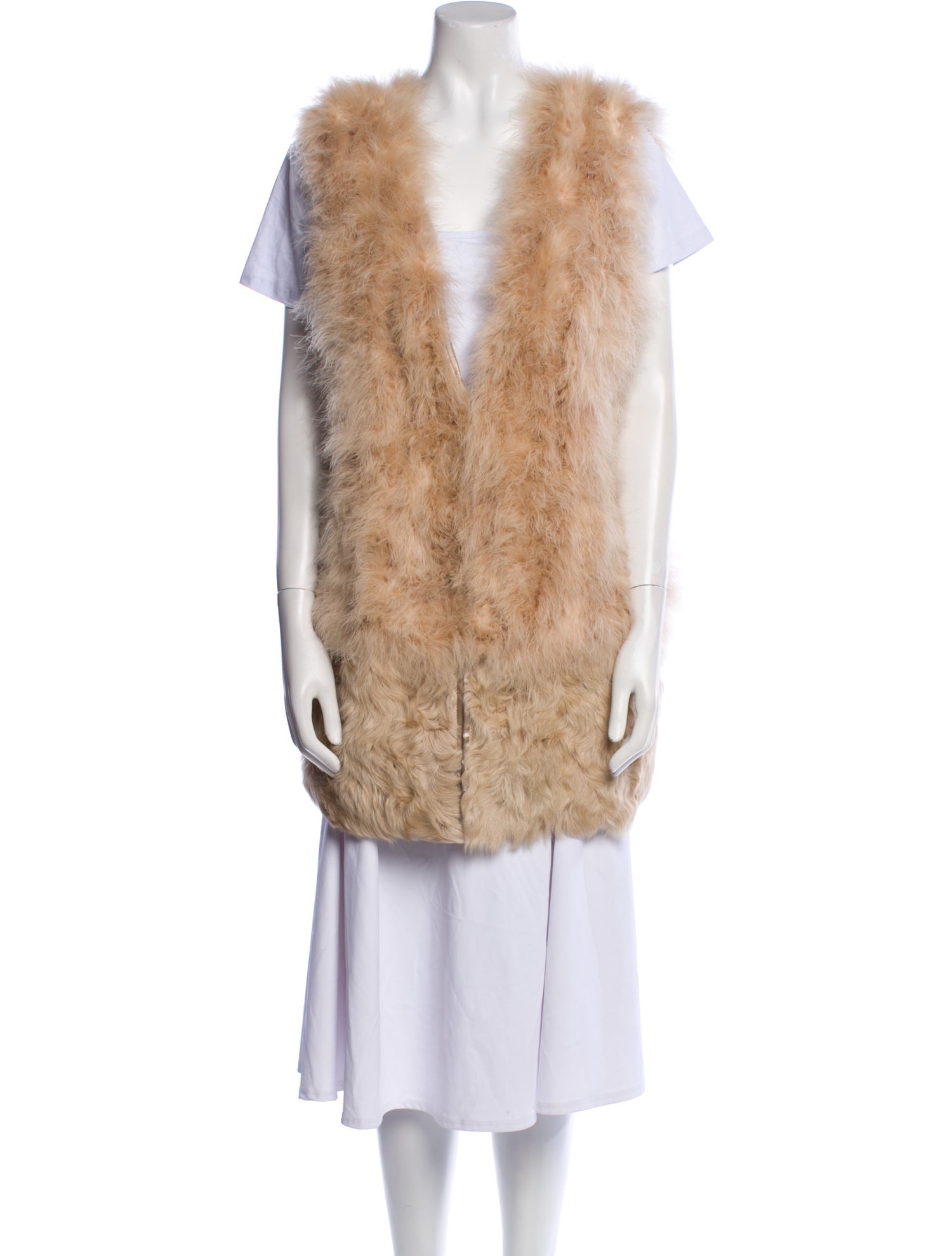 TWINSET Goat Fur Fur Jacket