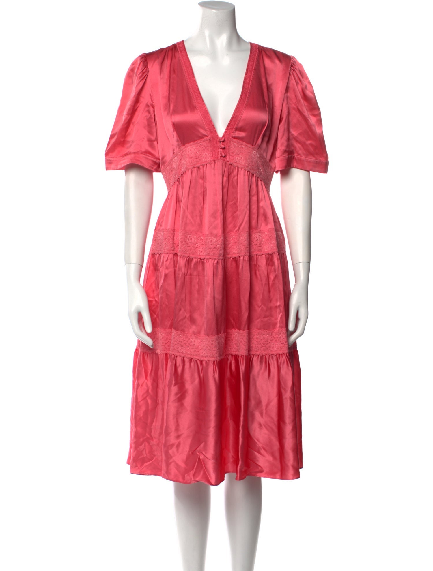 TWINSET V-Neck Knee-Length Dress