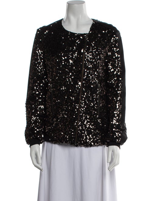 TWINSET Sequin Patterned Evening Jacket