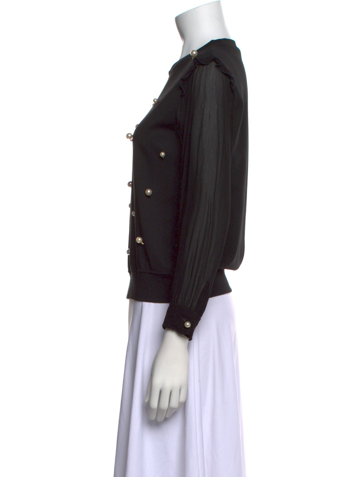 TWINSET Crew Neck Long Sleeve Sweatshirt