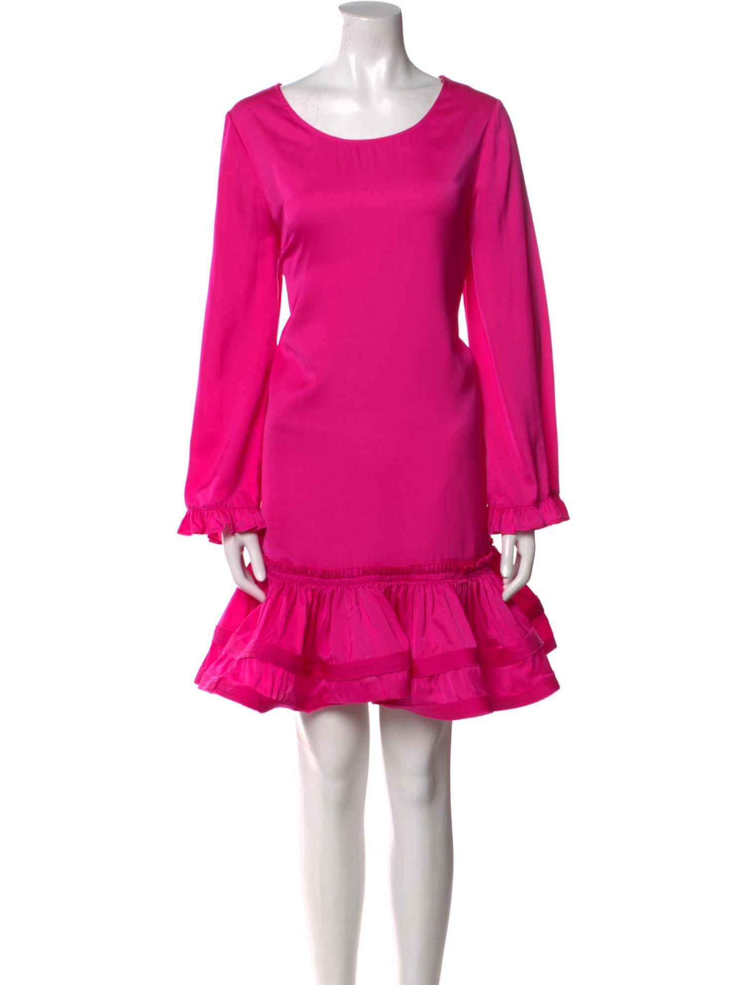 TWINSET Scoop Neck Mini Dress