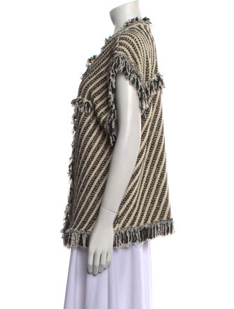 TWINSET Striped Scoop Neck Sweater