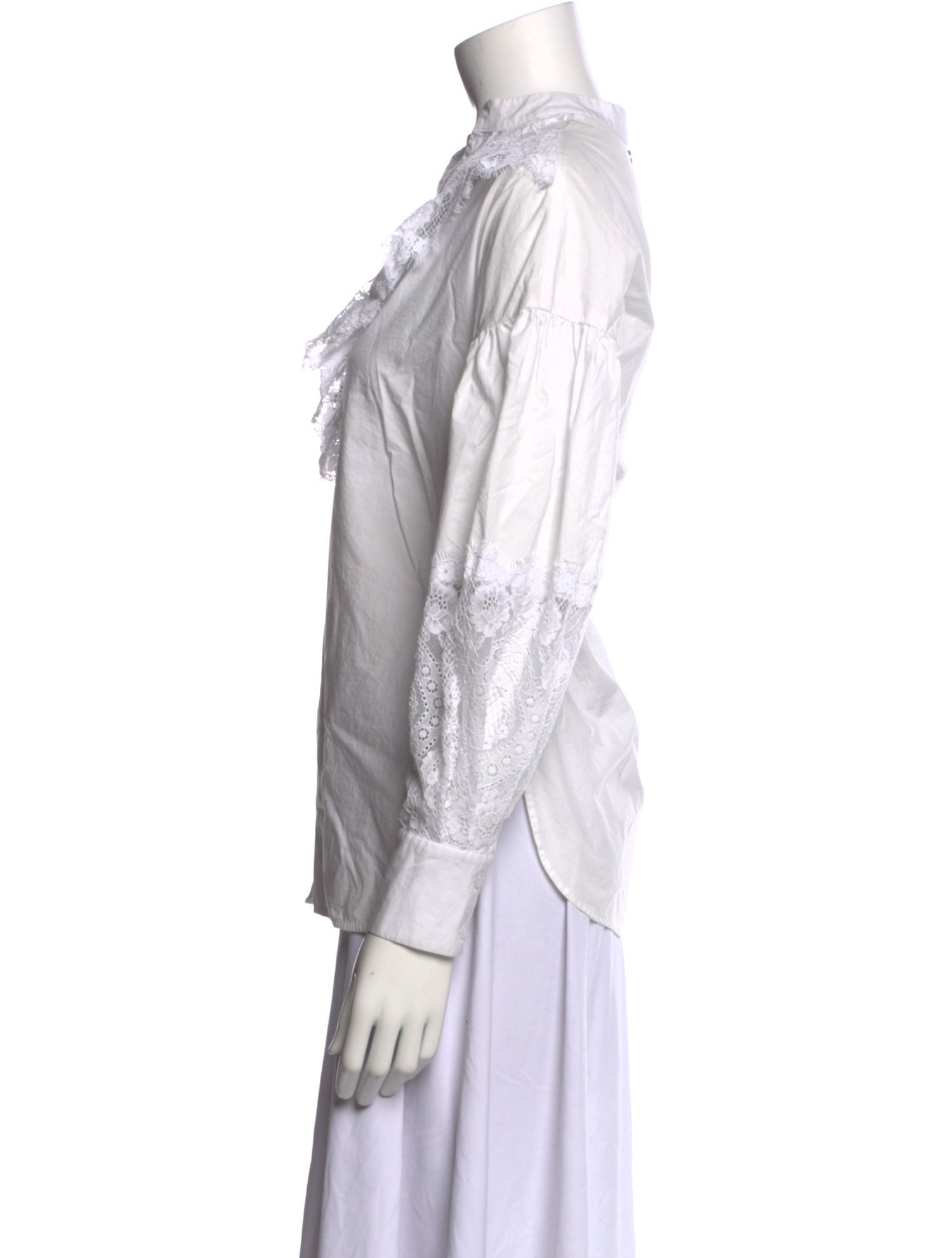 TWINSET V-Neck Long Sleeve Blouse