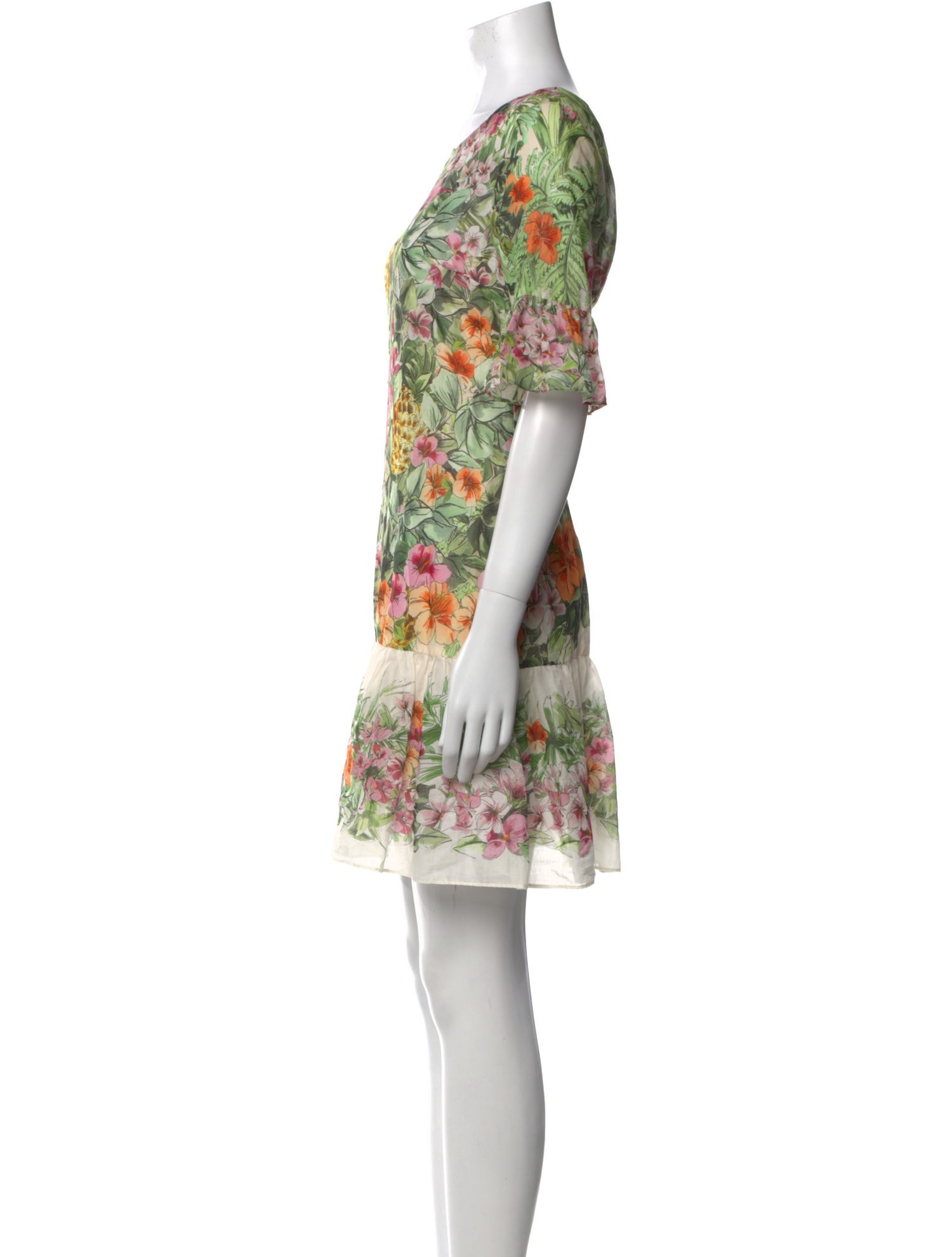 TWINSET Floral Print Mini Dress w/ Tags