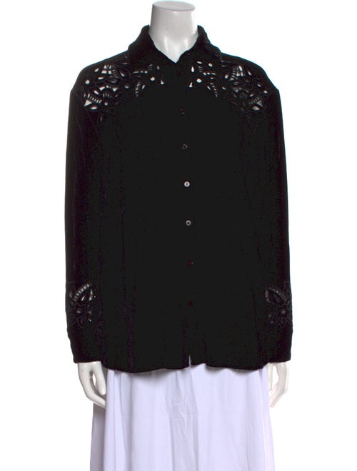 TWINSET Long Sleeve Button-Up Top