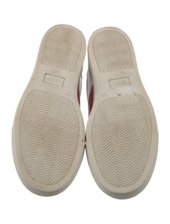 TWINSET Leather Colorblock Pattern Sneakers