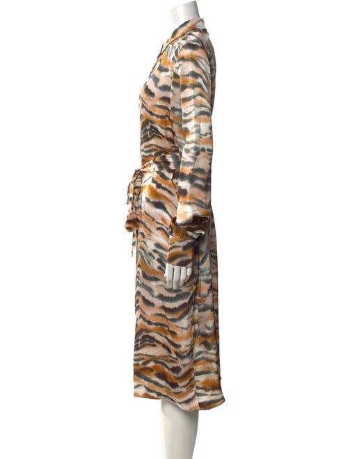 TWINSET Animal Print Midi Length Dress