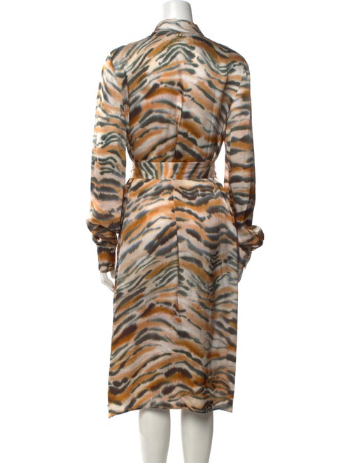 TWINSET Animal Print Midi Length Dress
