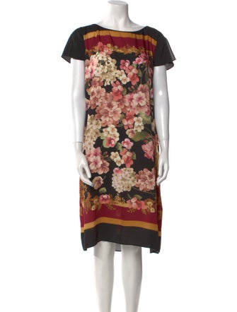 TWINSET Floral Print Knee-Length Dress