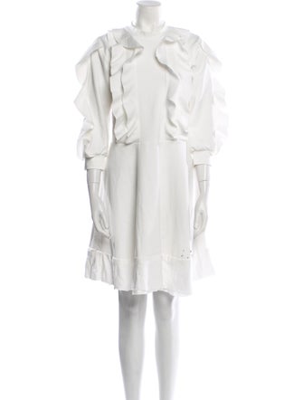 TWINSET Crew Neck Knee-Length Dress