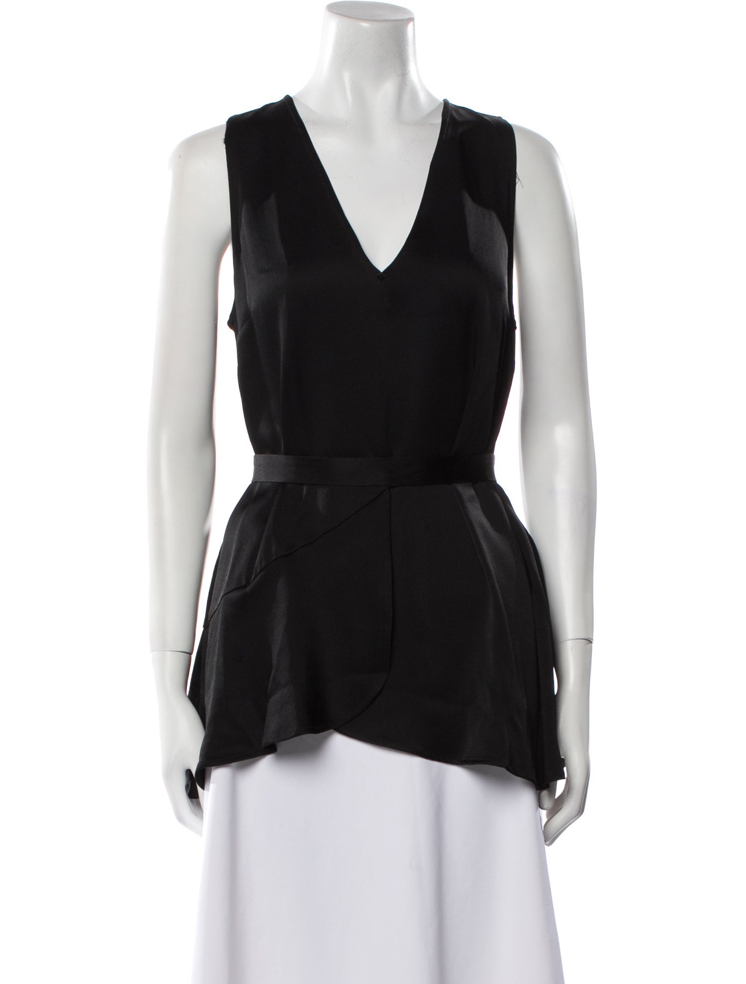 TWINSET Silk V-Neck Blouse