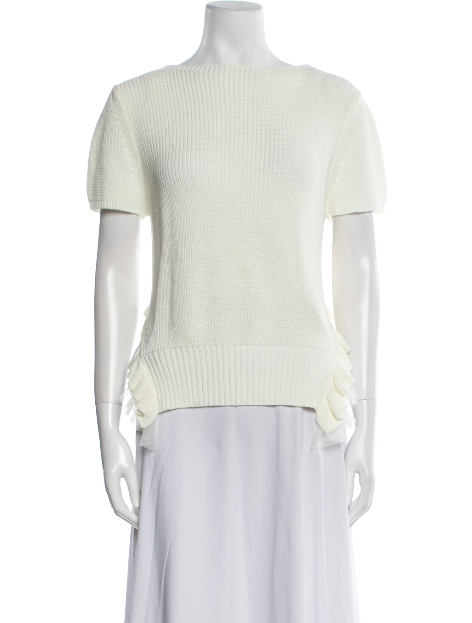 TWINSET Bateau Neckline Sweater