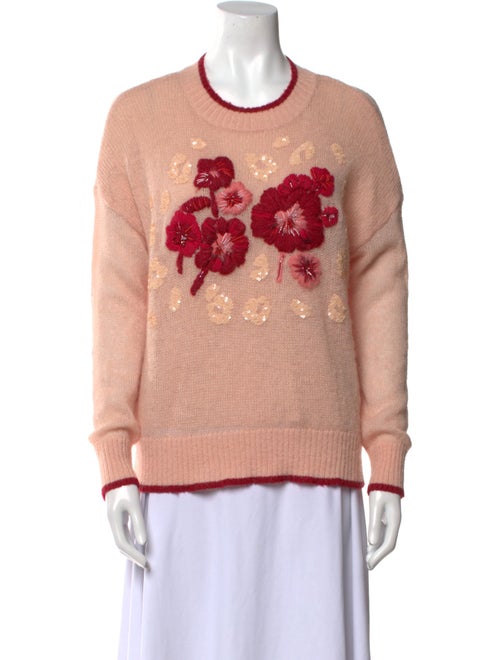 TWINSET Graphic Print Crew Neck Sweater