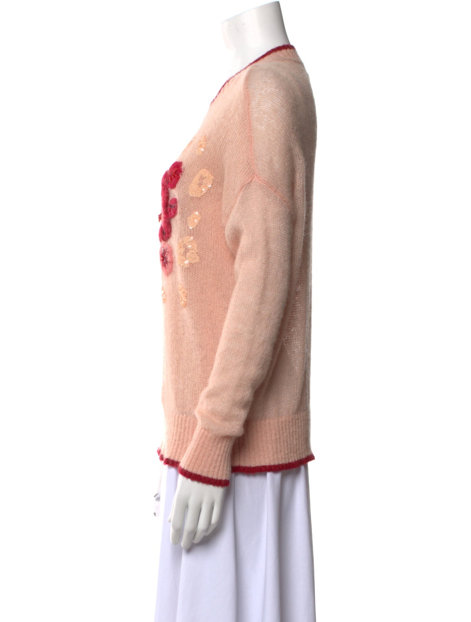 TWINSET Graphic Print Crew Neck Sweater