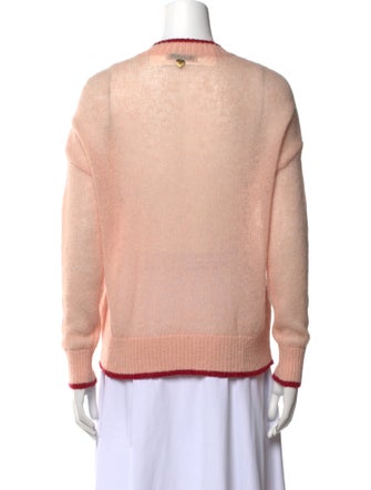 TWINSET Graphic Print Crew Neck Sweater